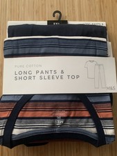 M&S Mens Pyjamas Pure Cotton