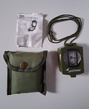 Sportneer Military Lensatic Sighting/OS/Camping Compass With Carry Pouch