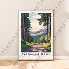 Galloway Forest Print Scotland