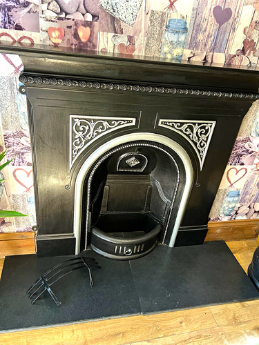 Black victorian cast iron - victorian,