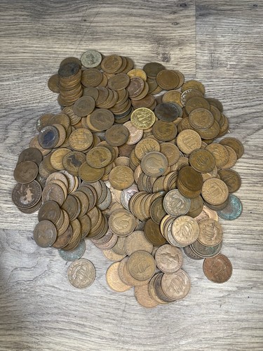 Job lot old half penny - job,
