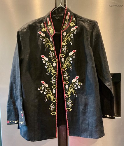 Anne carson linen - jacket, black