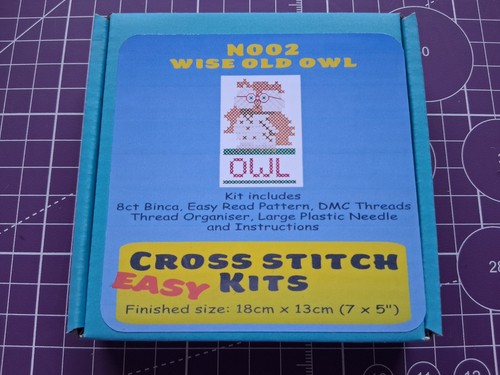 Wise old owl easy cross - old,