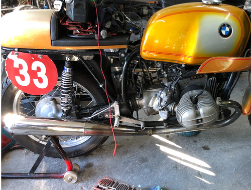 Bmw airhead twin shock paddock - airhead,