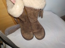 UGG® Australia Chestnut Suede Tall Boots UK 4.5 EUR 37 RRP £225 VGC