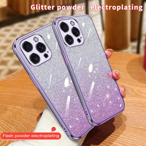 Purple bling glitter case - case, for