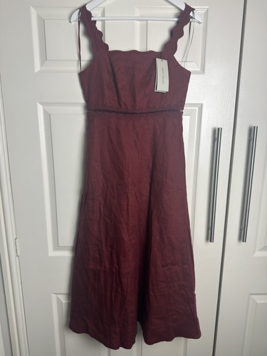 Mint velvet burgundy linen - mint,