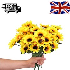 7 Heads Sunflowers Artificial