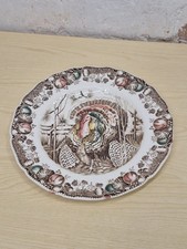 NEW Johnson Brothers His Majesty Turkey Center England 10.5" Round Dinner Plate