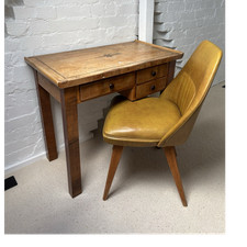 Wood writing desk brown - wood,