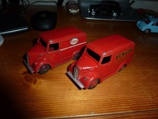 Dinky Toys 450 Trojan Van “Esso” AND "Dunlop" ORIGINAL LOWER WEAR CONDITION