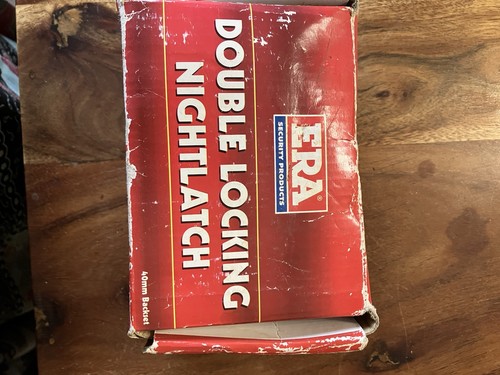 Era double locking nightlatch - locking,