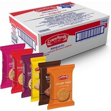 Crawfords Biscuits - 12 Packs (6 Varieties) Luxury Mini Packs, 3 per Pack