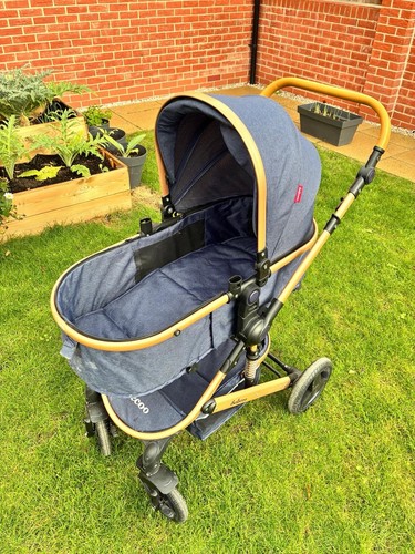 Belecoo navy blue - gold, pram