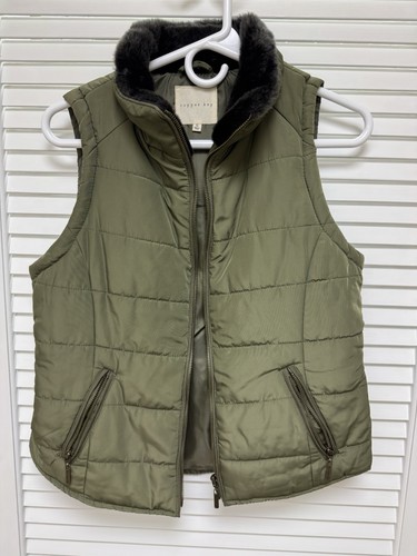 Copper key puffer vest - copper,