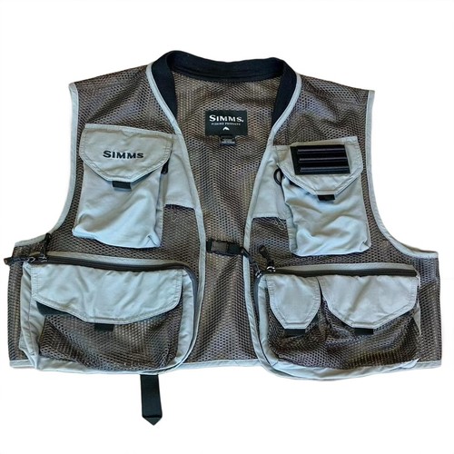 Simms mesh fishing vest - fishing, l
