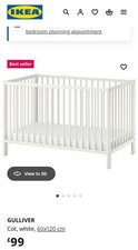IKEA Gulliver Wood Cot Bed for