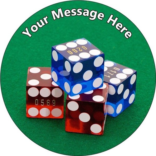 Gambling dice personalised - dice,