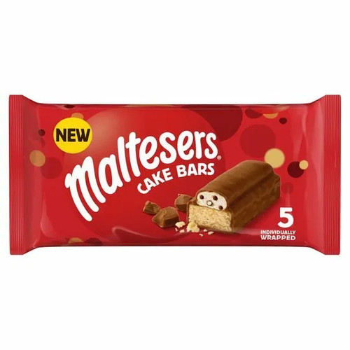 Maltesers raspberry cake - maltesers, bars