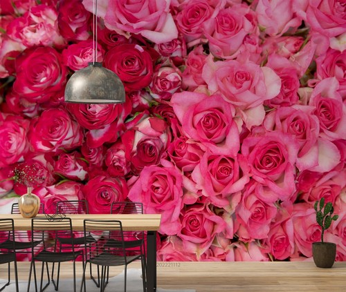 Roses wall simple - wall,