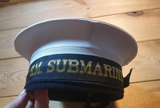 Royal Navy HM Submarines Service Pork Pie Dress Cap Hat Military Militaria 57
