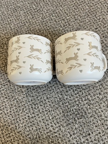 Wax resistant rabbit mugs - 2,
