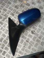 VAUXHALL TIGRA B 2004-2009 ELECTRIC WING MIRROR DARK BLUE N/S LEFT PASSENGER ~