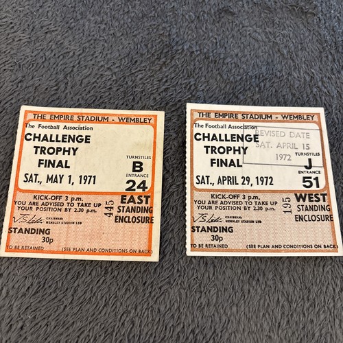 Tickets 1971 1972 challenge - ,