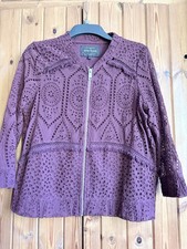 Burgundy Detailed Jacket With