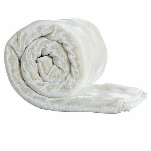 Luxury faux fur blanket bed - faux,