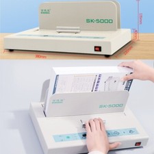 A3 A4 A5 A6 Automatic Hot Melt Binding Machine Thermal Glue Book Binder 320x38mm