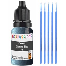 For Ford Chrome Blue Paint