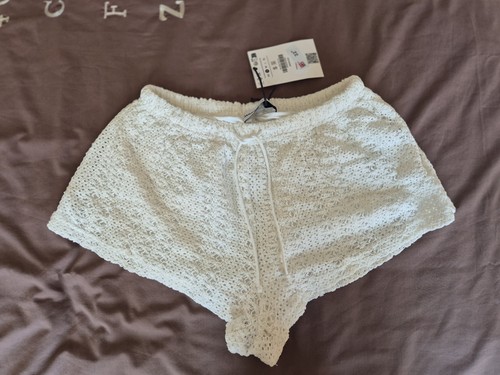 Bershka white shorts - bershka,