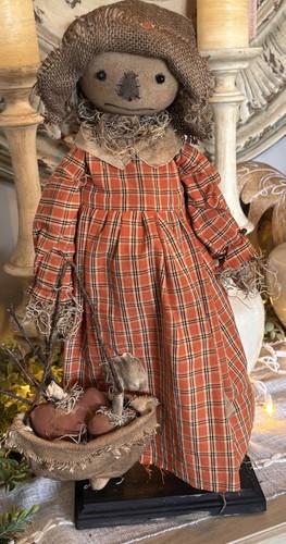 Primitive handmade scarecrow - primitive,