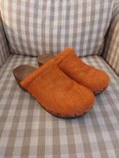 Zara orange faux fur - faux,