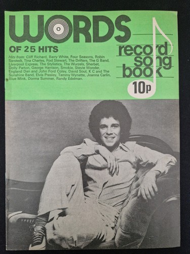 Words record song book - words,