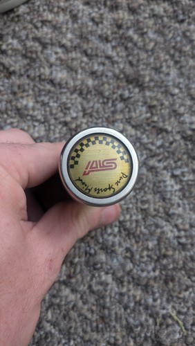 Titanium piston gear knob - titanium,