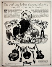 Vintage gibson original - original, print