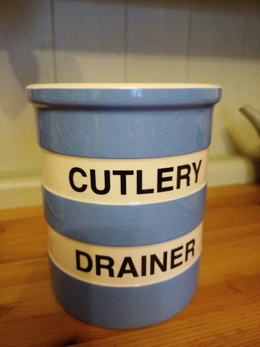 Cornishware cutlery drainer - cutlery,