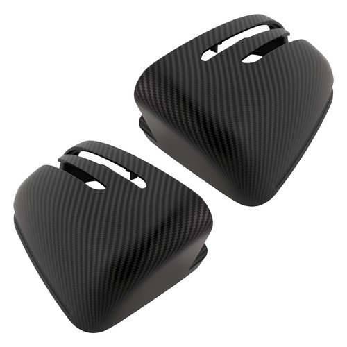Carbon fiber black wing mirror - fiber,