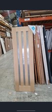 78x24” 35mm Oak Unfinished Utah Glazed Internal Doors