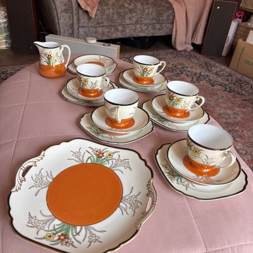 Vintage noritake art deco tea - noritake,