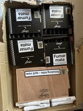 Empty Davidoff Cigar Box And Tube Bundle 