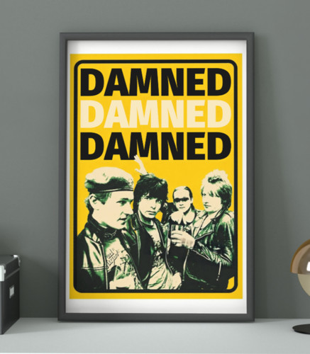 The damned unframed wall - ,