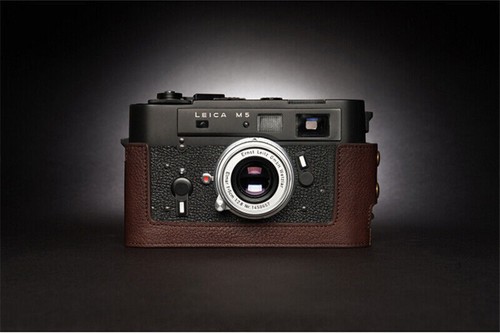 Leather half case for leica - leather,