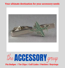 New Harrier Jump Jet fighter plane aeroplane tie clip Enamel metal Tie-pin clip