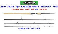 RON THOMPSON SPECIALIST 4pc SALMON STICK TRIGGER ROD SPINNING WORMING SHRIMPING