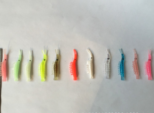 Artificial silicone shrimp - artificial,