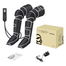 Comfier Air Compression Leg Massager Heat Calf FE-7204B NEW Tatty Box