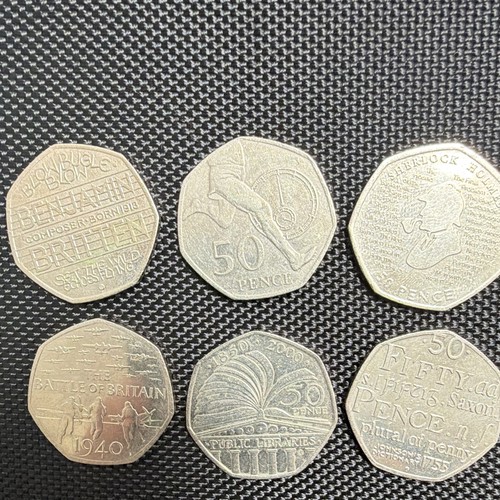 50p coin job - uk, lot